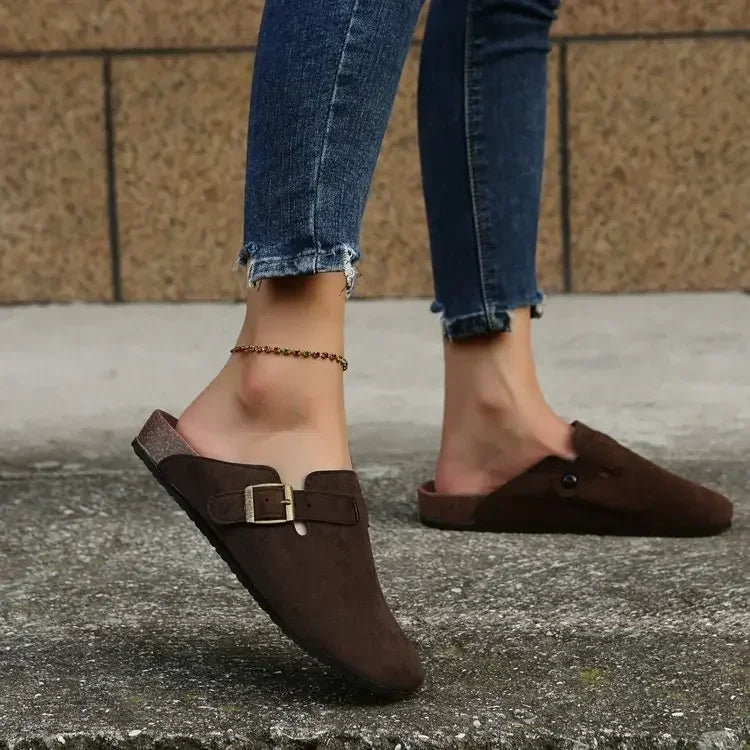 Faux Suede Slippers