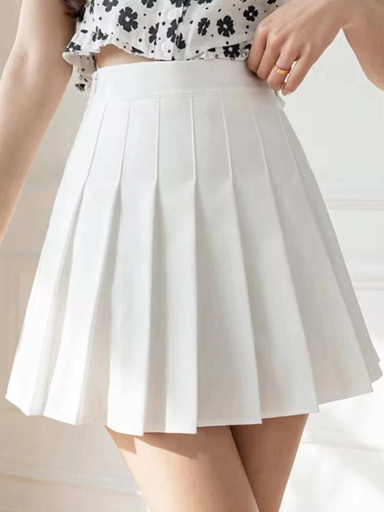 Pleated high waist Skirts