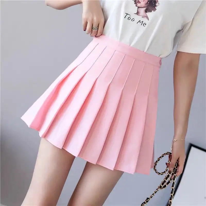 Pleated high waist Skirts