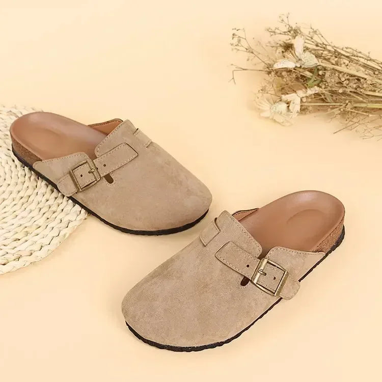 Faux Suede Slippers